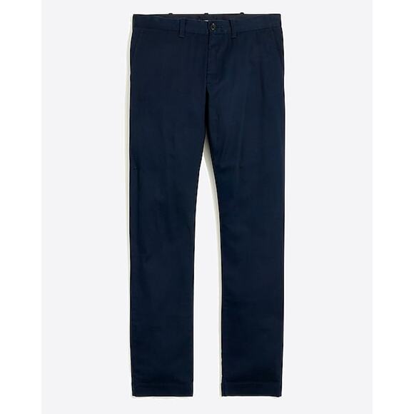J.Crew Factory Slim-fit flex chino pant Navy 30/30 - Picture 3 of 4